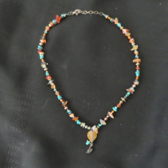 Sundance Catalog Peyote Bird Multi-Stone Necklace - Picture 3 of 6
